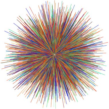 Soyut patlama patlama havai fişek ışık