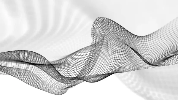 Estrutura de onda abstrata fundo científico — Fotografia de Stock