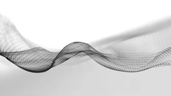 抽象的波结构科学背景 — 图库照片