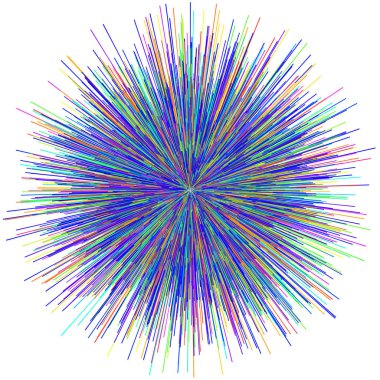 Soyut patlama patlama havai fişek ışık