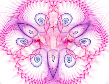 Yaratıcı tasarım için soyut fraktal çizim