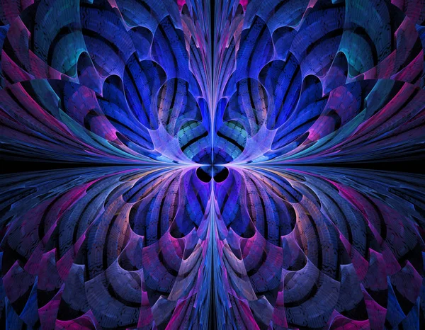 Ilustração fractal abstrato colorido — Fotografia de Stock