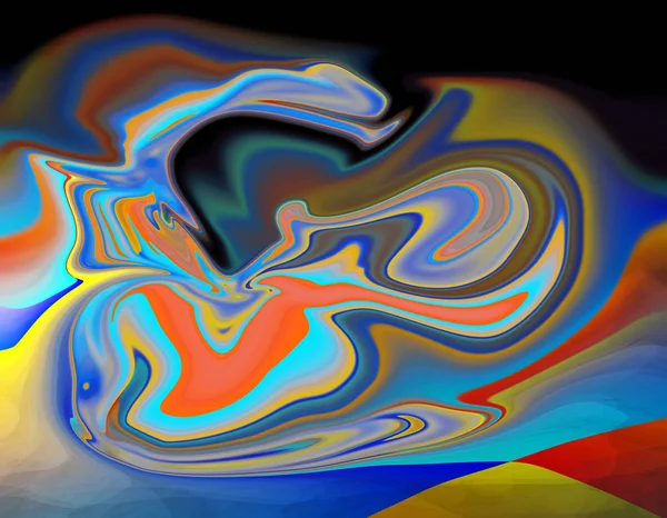 Färgglada psykedeliska kondenserad bakgrund — Stockfoto