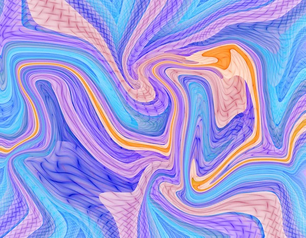 Colorful psychedelic liquefied background — Stock Photo, Image