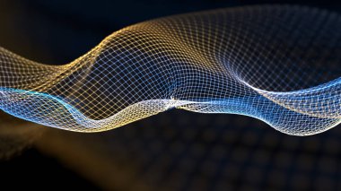 Soyut dalga yapısı bilimsel arka plan