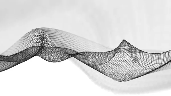 Estrutura de onda abstrata fundo científico — Fotografia de Stock