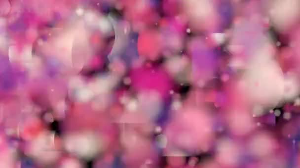 Schöne abstrakte verschwommene Hintergrund mit defokussierten Lichtern — Stockvideo