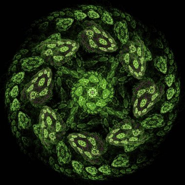 Yaratıcı tasarım için soyut fraktal çizim