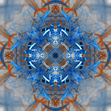 Yaratıcı tasarım için soyut fraktal çizim