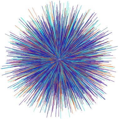 Soyut patlama patlama havai fişek ışık