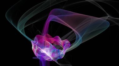 renkli soyut fraktal illüstrasyon