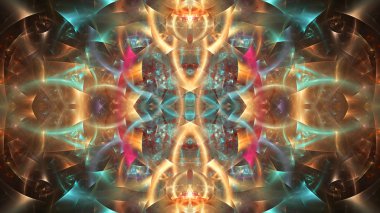 Yaratıcı tasarım için soyut fraktal çizim