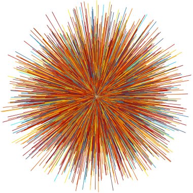 Soyut patlama patlama havai fişek ışık