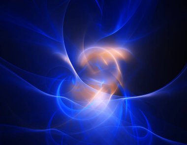 Yaratıcı tasarım için soyut fraktal çizim