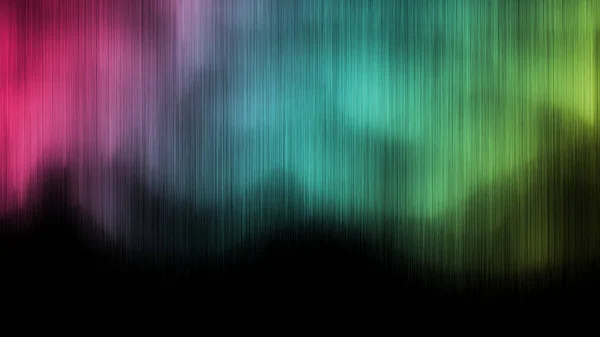 Illustrazione 3d dell'aurora boreale — Foto Stock