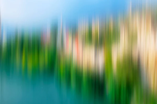 Fond psychédélique basé sur l'image de paysage bleu — Photo