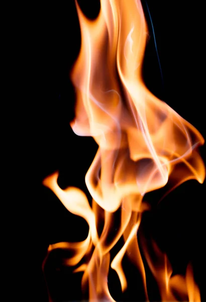 Zbliżenie, naturalne płomienia — Zdjęcie stockowe