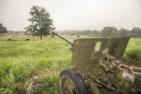 2. Weltkrieg sowjetische Militärkanone — Stockfoto