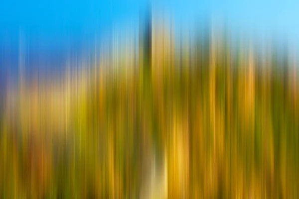 Fond psychédélique basé sur l'image de paysage bleu — Photo