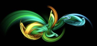 Yaratıcı tasarım için soyut fraktal çizim