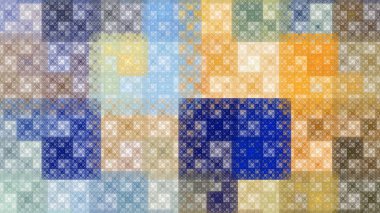 Renkli desen fraktal arka plan