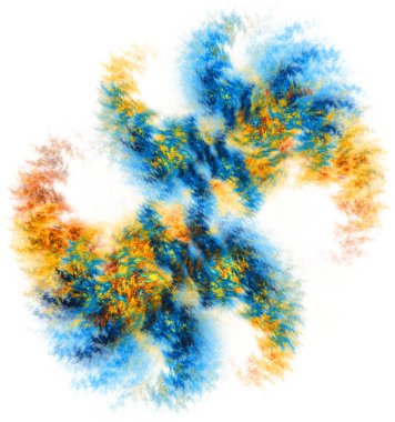 renkli soyut fraktal illüstrasyon