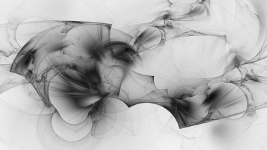 Yaratıcı tasarım için soyut fraktal çizim