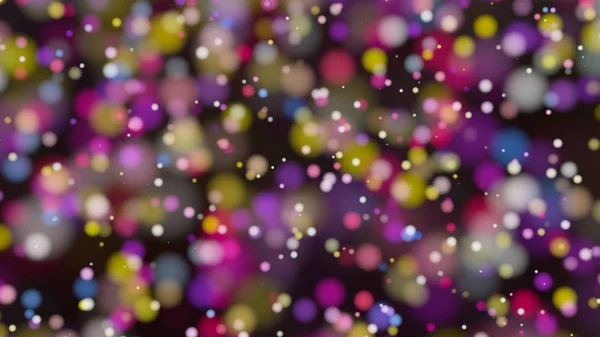 Beautiful colorful bokeh blurred background defocused lights — Stock Photo, Image