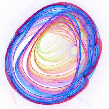 Yaratıcı tasarım için soyut fraktal çizim