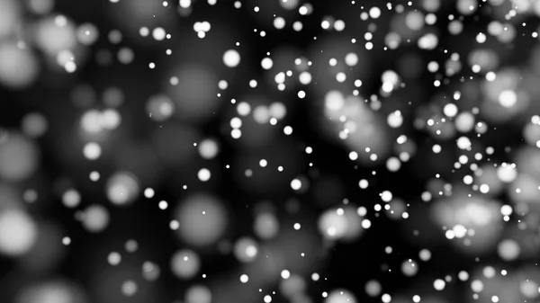 Beautiful monochrome bokeh blurred background defocused lights — Stock Photo, Image