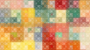 Renkli desen fraktal arka plan