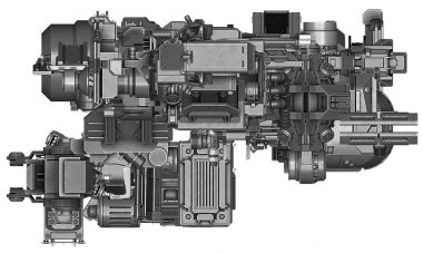 soyut endüstriyel ekipman teknoloji 3D çizimi