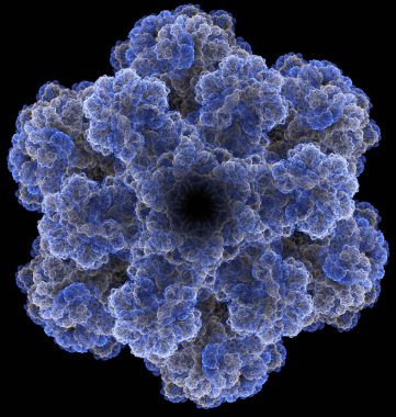 renkli soyut fraktal illüstrasyon