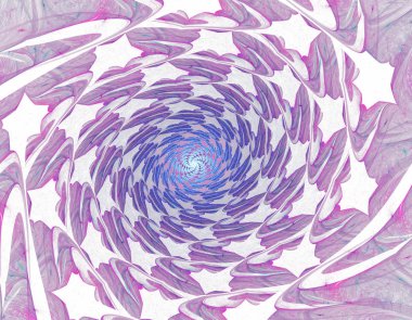 Yaratıcı tasarım için soyut fraktal çizim