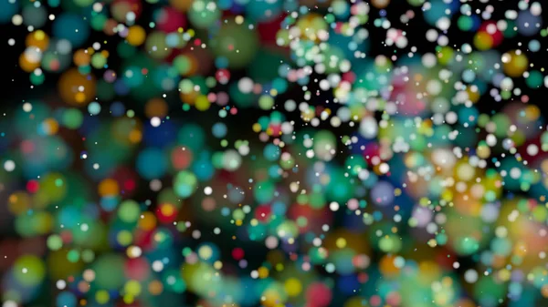 Hermoso bokeh colorido fondo borroso luces desenfocadas — Foto de Stock