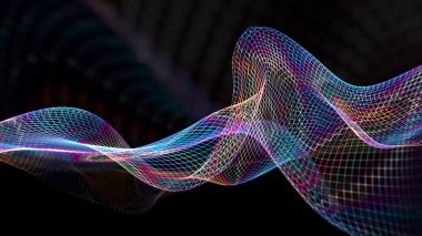 Soyut dalga yapısı bilimsel arka plan