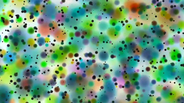 Hermoso bokeh colorido fondo borroso puntos desenfocados —  Fotos de Stock