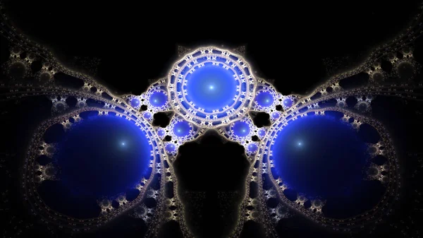 Kleurrijke abstracte fractal illustratie — Stockfoto