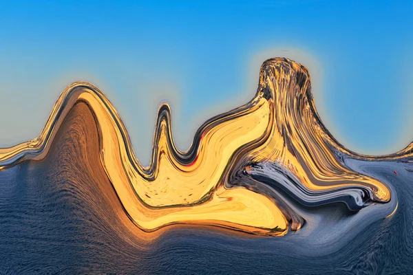 Renkli psychedelic sıvılaştırılmış arka plan