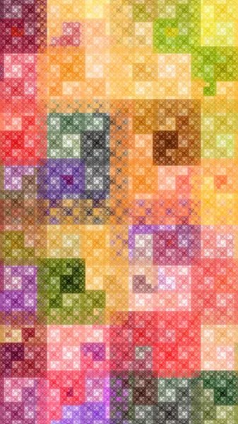 Colorful pattern fractal background — Stock Photo, Image