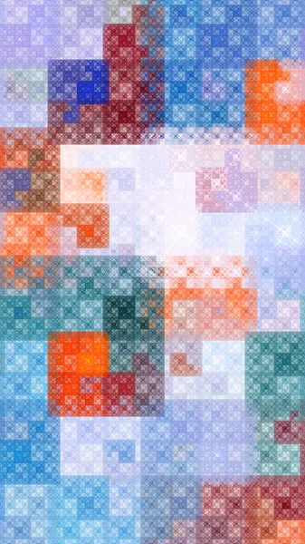 Färgglada mönster fraktal bakgrund — Stockfoto