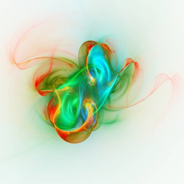 Yaratıcı tasarım için soyut fraktal çizim