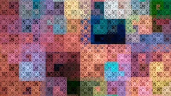 Bunte Muster fraktalen Hintergrund — Stockfoto