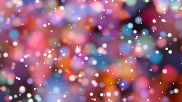 Beautiful colorful bokeh blurred background defocused lights — Stock Photo, Image