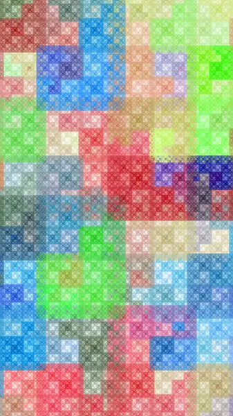 Colorful pattern fractal background — Stock Photo, Image