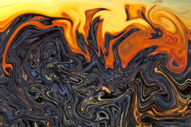 Renkli psychedelic sıvılaştırılmış arka plan