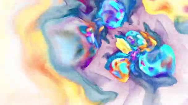 Imágenes fractales abstractas para el diseño creativo — Vídeo de stock