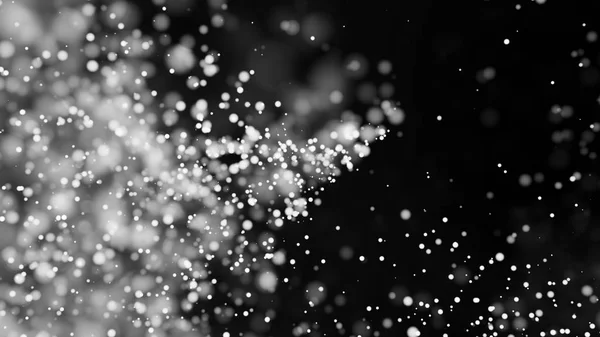 Hermoso bokeh monocromo fondo borroso luces desenfocadas — Foto de Stock