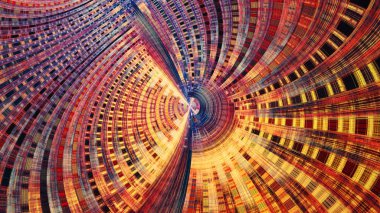 Yaratıcı tasarım için soyut fraktal çizim