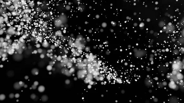 Beautiful monochrome bokeh blurred background defocused lights — Stock Photo, Image